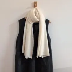 【美品】skep ウールロングストール　evam eva 中川政七商店 美品】skep ウールロングストール evam eva 中川政七商店