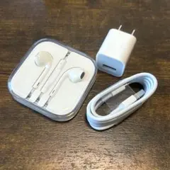 Apple iPhone 付属品 有線イヤホン 充電アダプタ コード