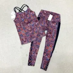新品❤️ ROSE BUD キャミソール　レギンス　上下セット　Mサイズ　ヨガ
