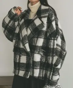 ブークレビッグカラーコート