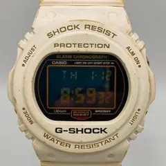 レア！G-SHOCK DW-5725B 25周年記念限定モデル 白×ゴールド CASIO G-SHOCK(ジーショック) DW-5725B-7JF 25周年記念 Rising