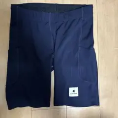 【美品】SAYSKYセイスカイ/ハーフタイツ ネイビー ユニセックス Mサイズ