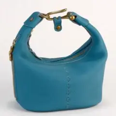 【ほぼ未使用】Magnu Keg Mini Sholder ハンドバッグ ブルー