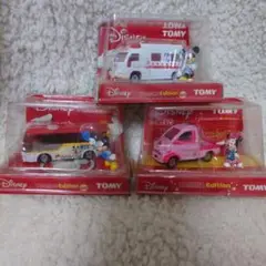 TOMY　ディズニーキャラクター　トミカエディション　3種セット