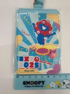 【万博会場限定】ミャクミャク 合皮パスケース（飛び出し）