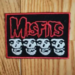 Misfits 刺繍パッチ スカルデザイン