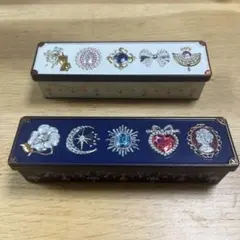 ⭐️装飾的な宝石デザインの缶 2個セット