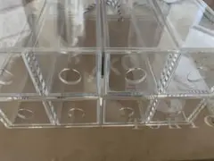 アクリルメガネ・小物ケース 無印良品　２セット
