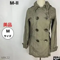 美品 M-Ⅱ エムツー アウター ミリタリージャケット カジュアル カーキ