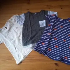 moujonjonなど Tシャツ 3枚セット 120サイズ