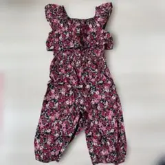 babyGap フラワープリントオーバーオール 90 cm