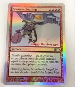 MTG Season's Beatings Foil ホリデー プロモ 2025年最新】ホリデー プロモ mtgの人気アイテム - メルカリ