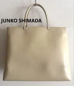JUNKO SHIMADA ソフトレザートートバッグ　A4収納　キレイめビジネス