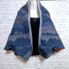 ボレロ…モモンガ…ポンチョ*着物リメイク　ハンドメイド レトロ柄　カーディガン
