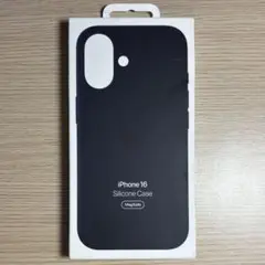 【新品】アップル純正 iPhone 16 シリコンケース ブラック