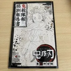 鬼滅の刃 22巻 同梱版小冊子 鬼殺隊報 特別報告書 新品