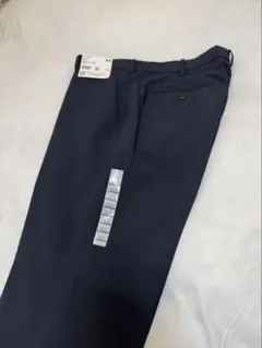 ネイビー スラックス ウエスト調整可能