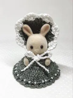 シルバニア 赤ちゃんサイズ ドレス ボンネット