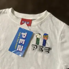 【新品未使用】PEZ キャラクター Tシャツ ホワイト　100cm