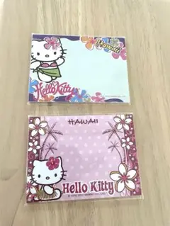 ハワイ限定　キティ　メモ帳　付箋