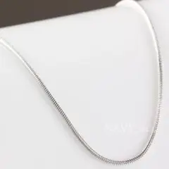 △【巾着付き】S925 スネークチェーン ネックレス 上質 シルバー 軽量 #