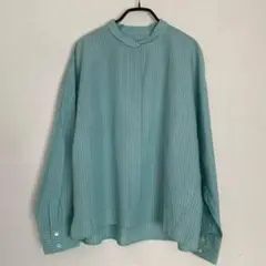 Albachez ブラウス 40 ストライプ