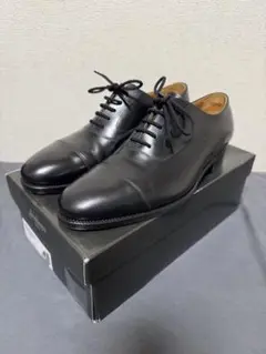 銀座ヨシノヤ ハンドソーンウェルテッド製法 ストレートチップ 九分仕立て 黒
