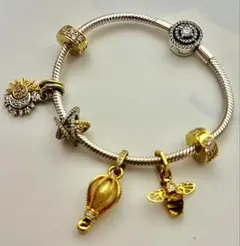 PANDORA パンドラ スネークチェーンブレスレット 定価10万円越え！