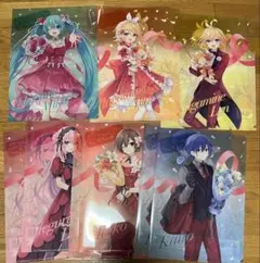 初音ミク　プロセカ　ファミマコラボ　クリアファイル