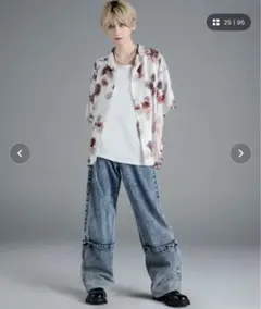 【アドラー】ロールアップビンテージデニムパンツ