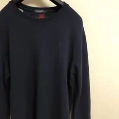 ♪ 美品 BLACK LABEL クレストブリッジ 長袖カットソー LL 濃紺