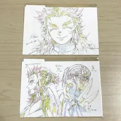 鬼滅の刃 柱展 原画ポストカード 煉獄杏寿郎 宇髄天元