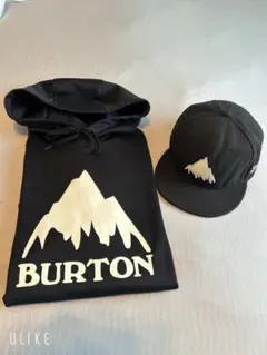 バートン BURTON ニューエラ キャップ 撥水 パーカー プルオーバー 黒
