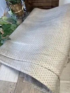 本麻上布 白絣 リメイク着物