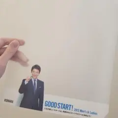コナカ　松岡修造　クリアファイル　A4 スーツ　テニス