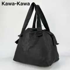 22S238 kawakawa カワカワ 黒 ハンドバッグ トートバッグ レザー