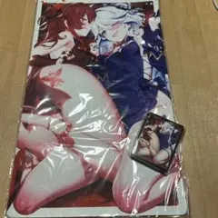 ミッドナイトブルー　mだsたろう スリーブ プレイマット 胡桃　フリーナ ミッドナイトブルー mだsたろう スリーブ プレイマット 胡桃