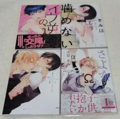 BL本 まとめ売り　ボーイズラブ　市梨きみ　さよならアルファ　4冊セット