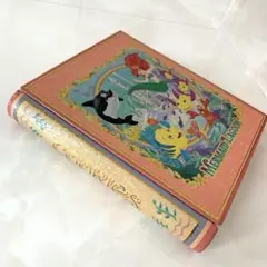 MERMAID LAGOON／リトルマーメイドアリエル／ブック型／空缶／キラキラ