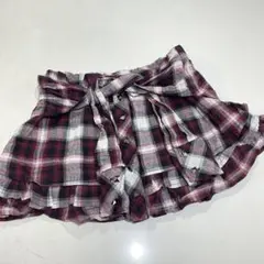 ローズファンファン シャツ風スカート M