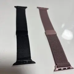 メッシュバンド ブラック ピンク セット