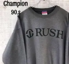90s 刺繍ロゴ チャンピオン アーチプリント スウェット トレーナー 古着