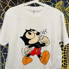 FILIX ミッキー 半袖 Tシャツ 夏 新品 お洒落 ホワイト M L