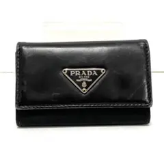 PRADA(プラダ) キーケース - 黒 6連フック