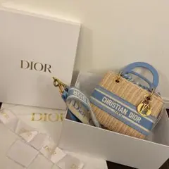 LADY DIOR ミディアム バッグ かごバッグ