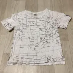 値下げ！LAGKAW 地図プリント Tシャツ 120