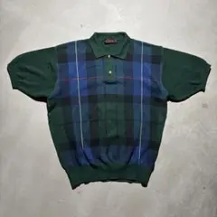 90s CHAPS RALPH LAUREN ニット ポロシャツ ヴィンテージ