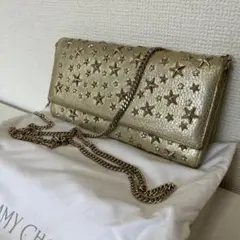 ジミーチュウ チェーンウォレット ショルダーバッグ Gカード箱付