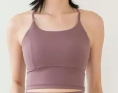 SUKALA プレミアムフィットクロップドタンクトップ M インディアンレッド