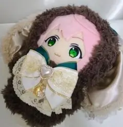 あんスタ新衣装16㎝⭐ブラウンu0026ソフトベージュたれ耳ワンちゃん⭐グリーンリボン